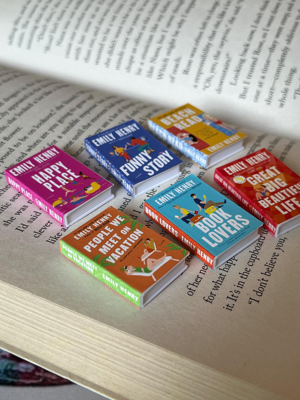 Mini Emily Henry Books (set of 6 mini books)