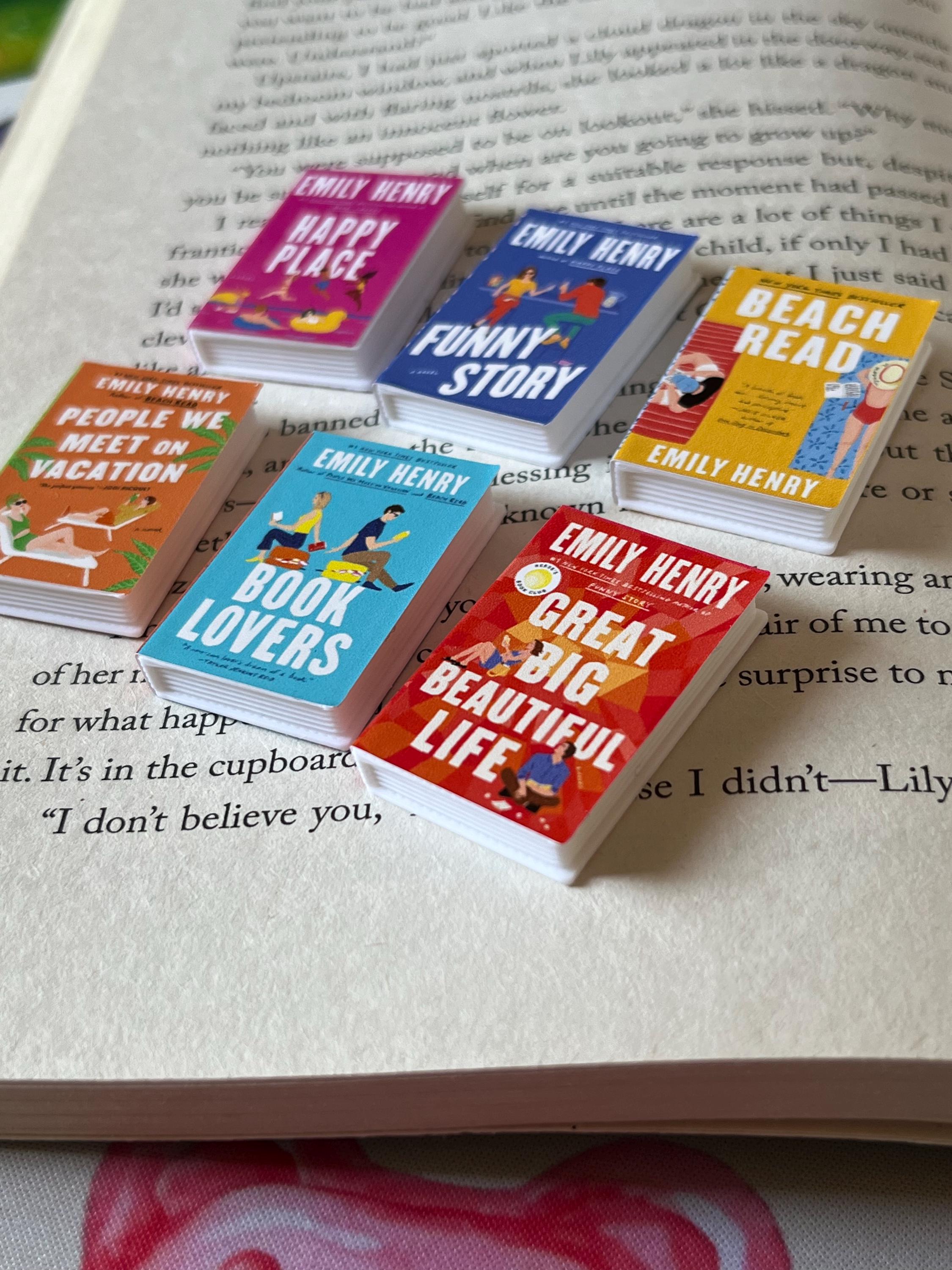 Mini Emily Henry Books (set of 6 mini books)
