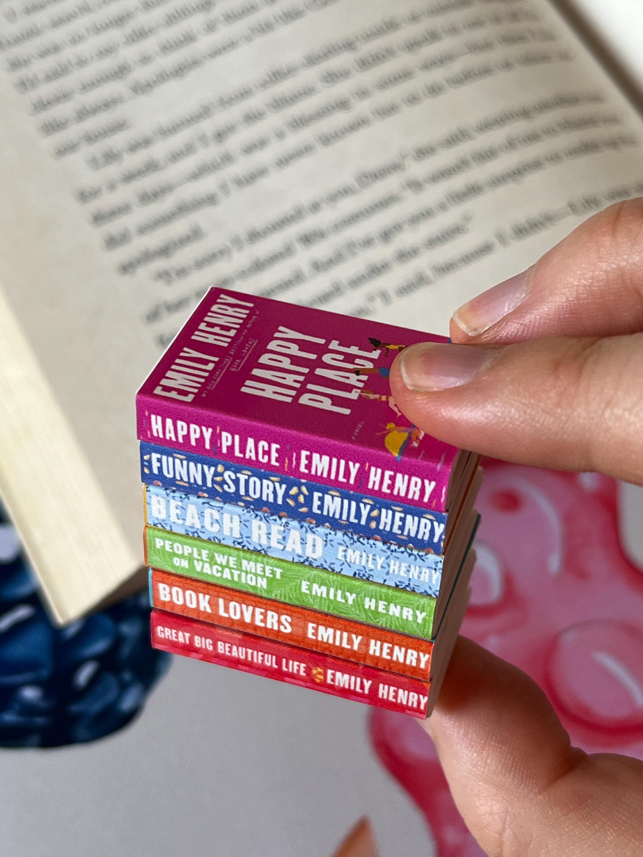 Mini Emily Henry Books (set of 6 mini books)