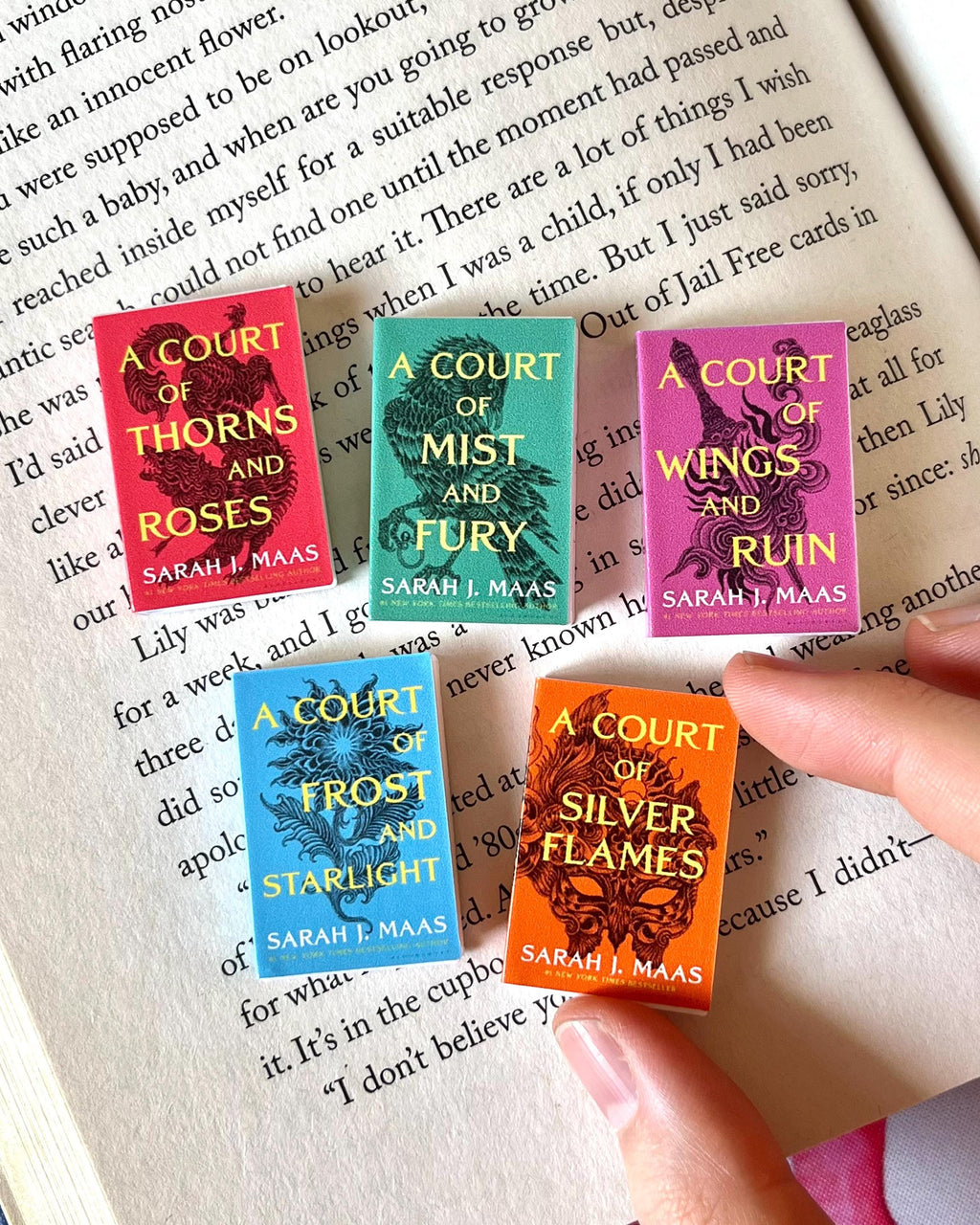 Mini Fantasy Books (set of 5 mini books)