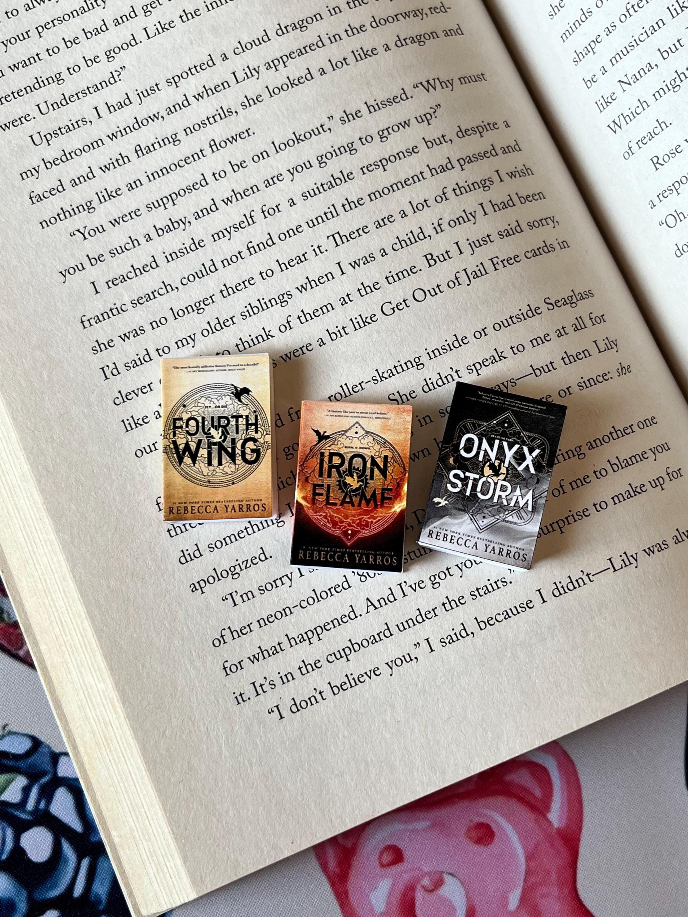 Mini Fourth Wing Books (set of 3 mini books)