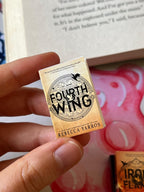 Mini Magnet Fourth Wing Books (set of 3 mini books)