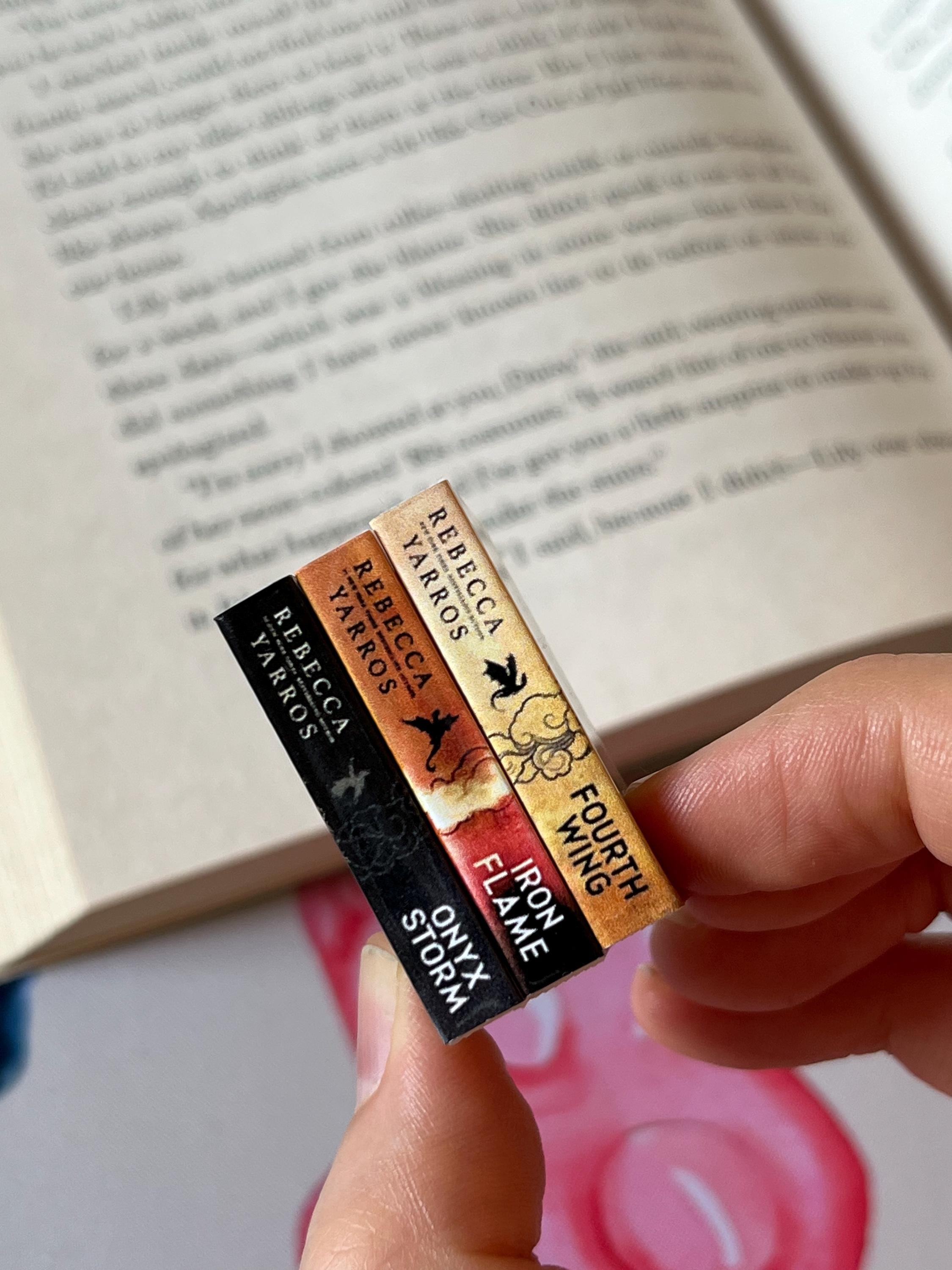 Mini Magnet Fourth Wing Books (set of 3 mini books)