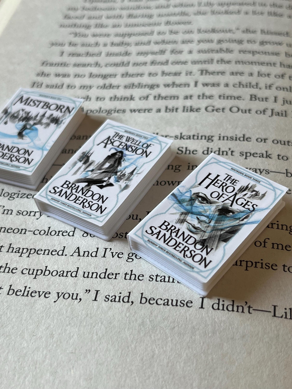 Mini Mistborn Books (set of 3 mini books)