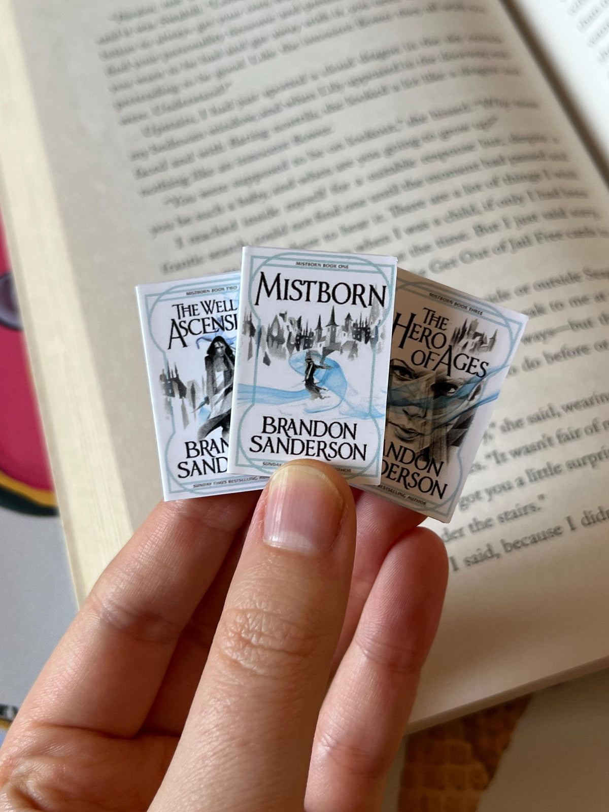 Mini Magnet Mistborn Books (set of 3 mini books)