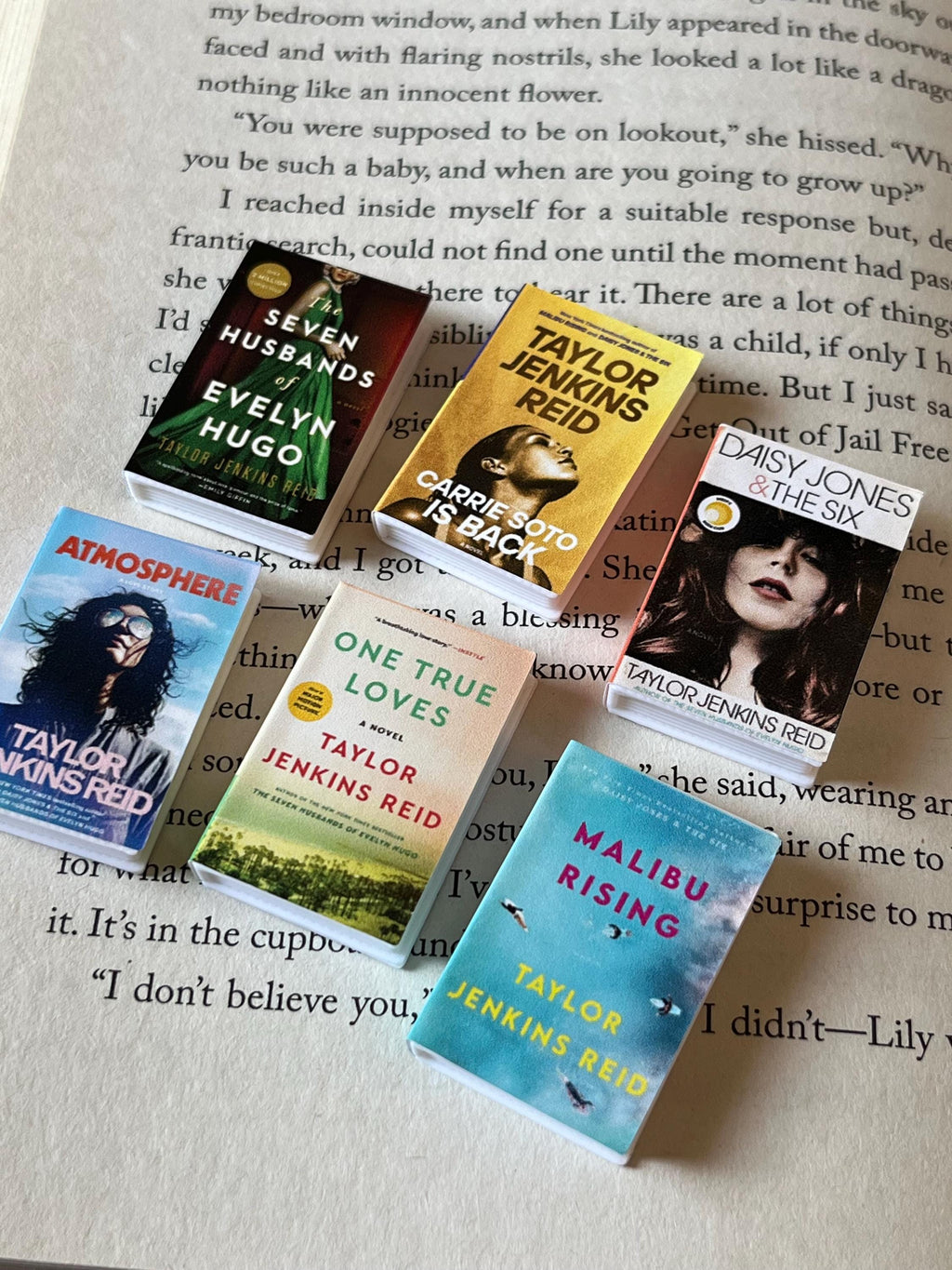 Mini Magnet Taylor Jenkins Reid Books (set of 6 mini books)