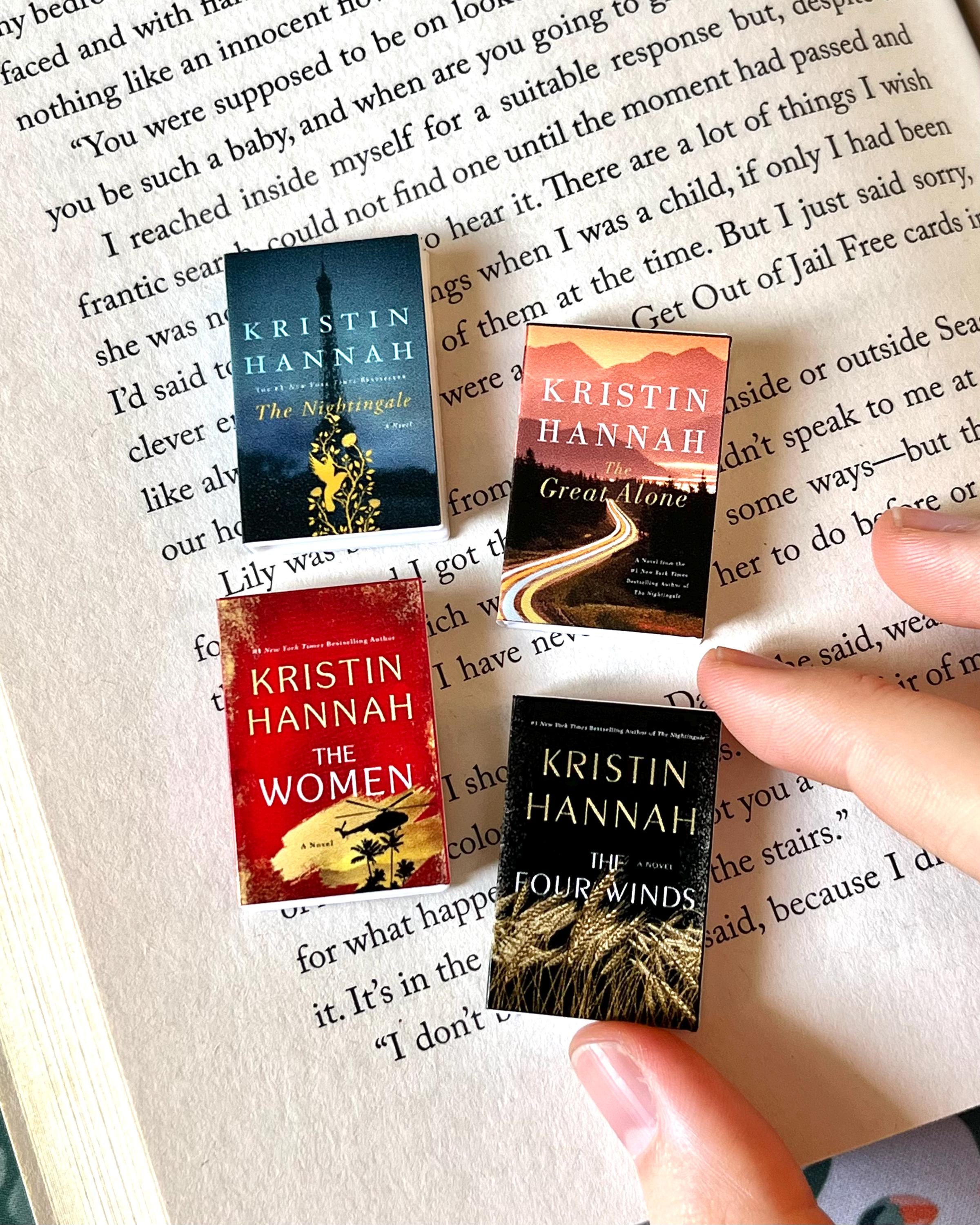Mini Kristin Hannah Books (set of 4 mini books)