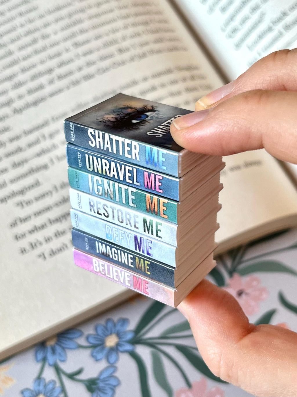 Mini Magnet Shatter Me Books (set of 7 mini books)