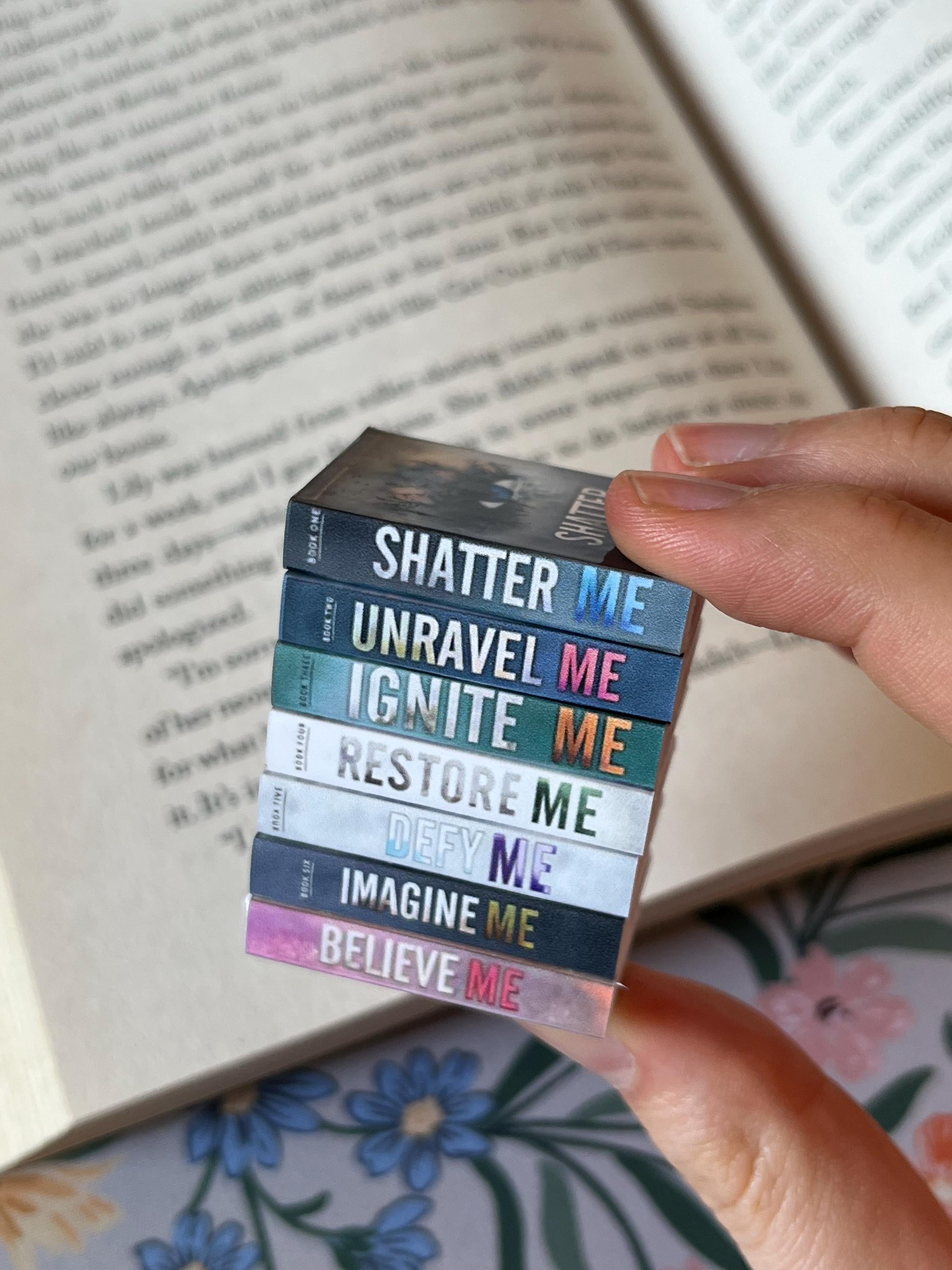 Mini Magnet Shatter Me Books (set of 7 mini books)