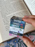 Mini Shatter Me Books (set of 7 mini books)