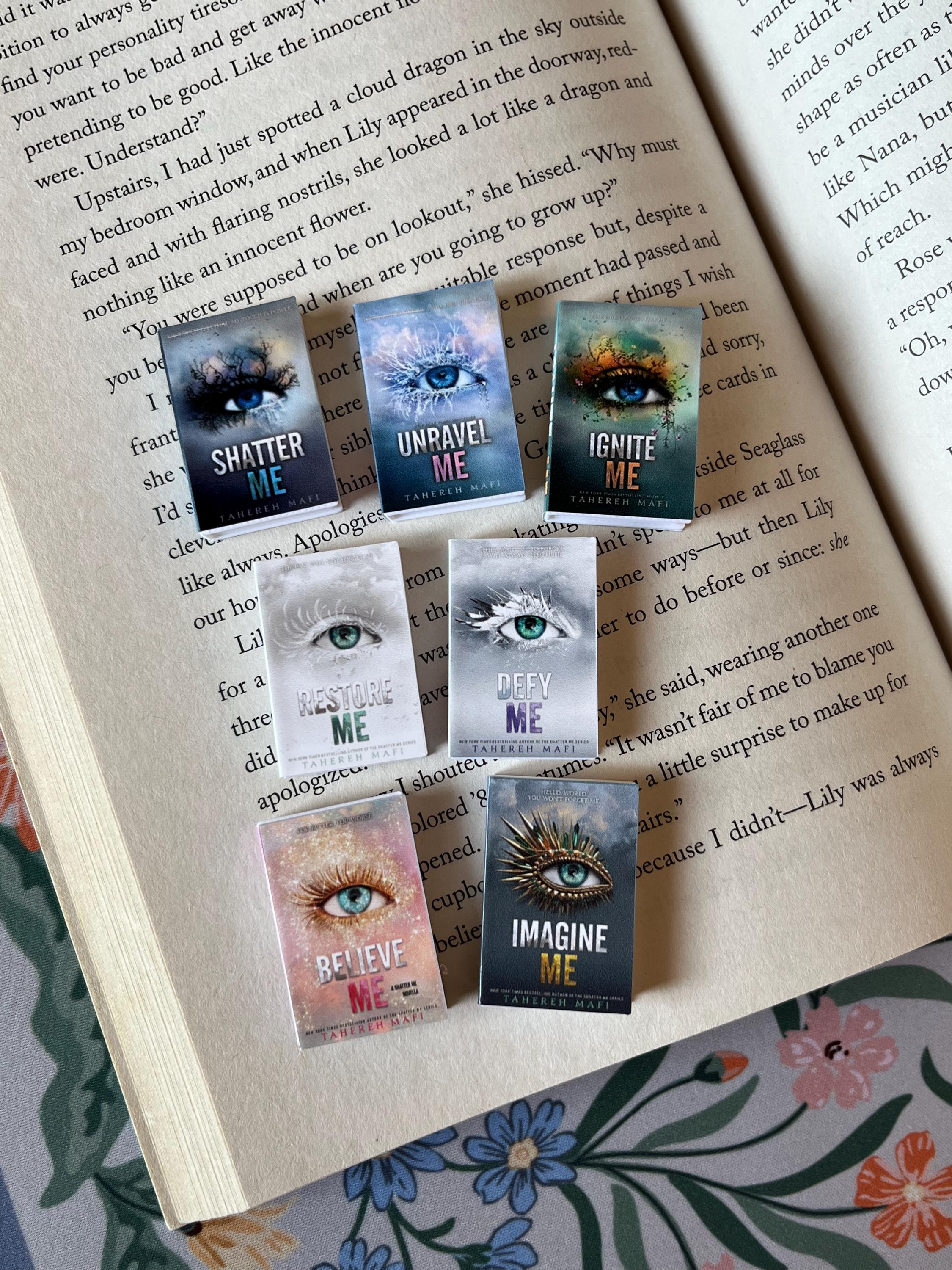 Mini Magnet Shatter Me Books (set of 7 mini books)