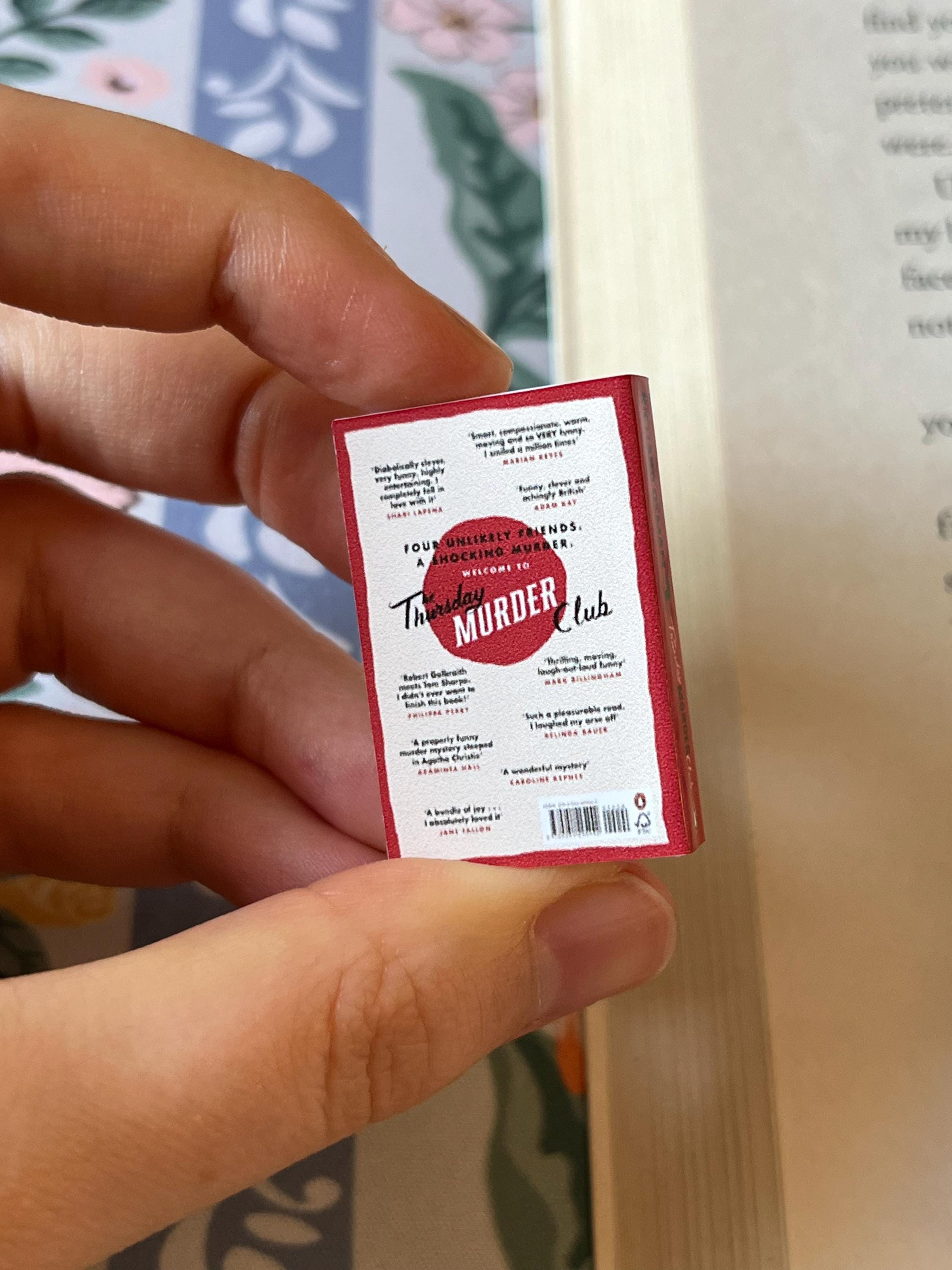 Mini Magnet Thursday Murder Club Books (set of 5 mini books)