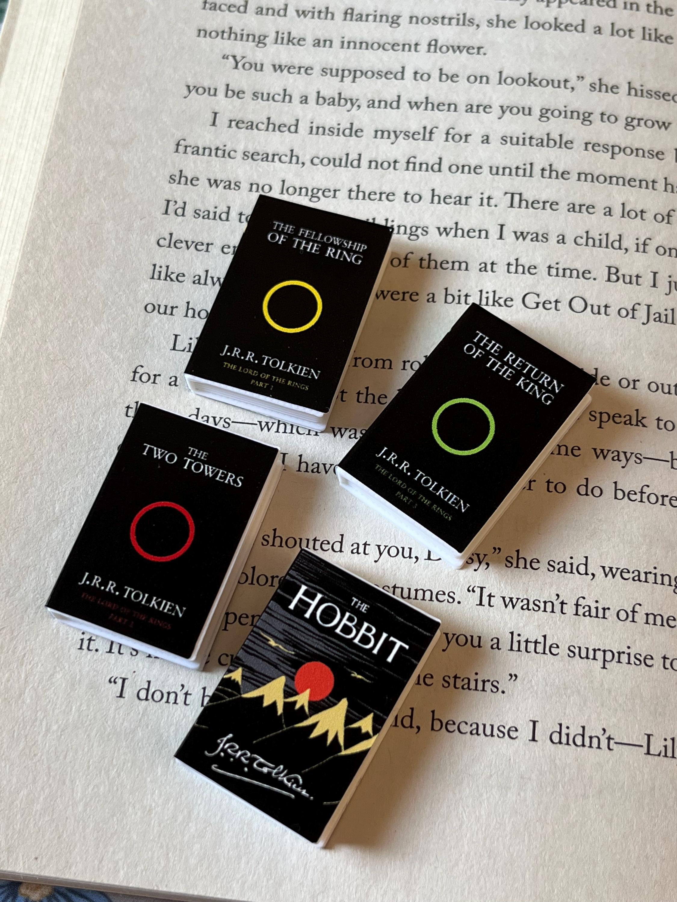 Mini The Lord of the Rings Books (set of 4 mini books)