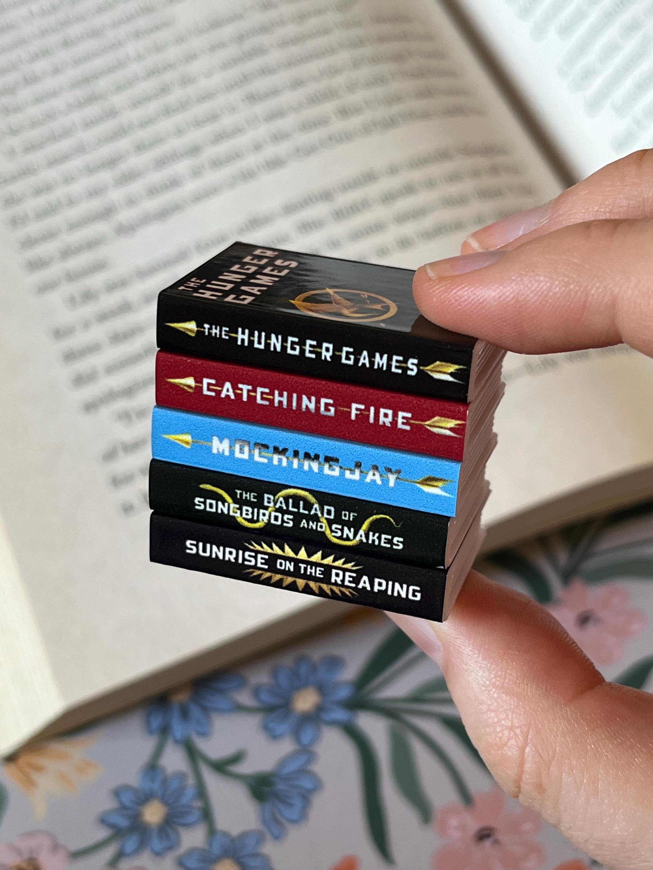 Mini Magnet Hunger Games Books (set of 5 mini books)