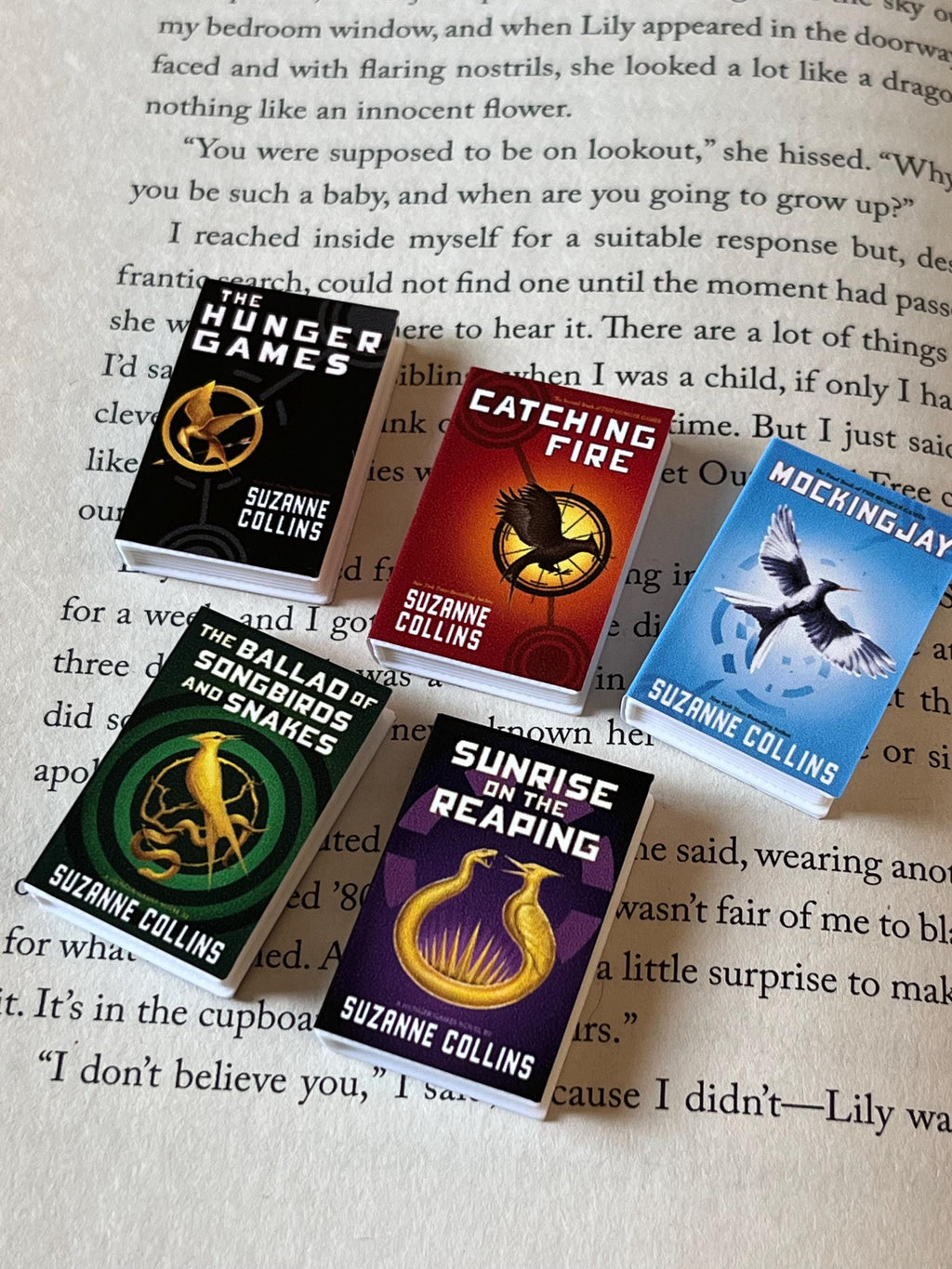 Mini Hunger Games Books (set of 5 mini books)