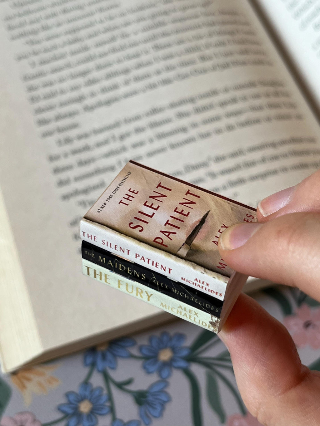 Mini Alex Michaelides Books (set of 3 mini books)