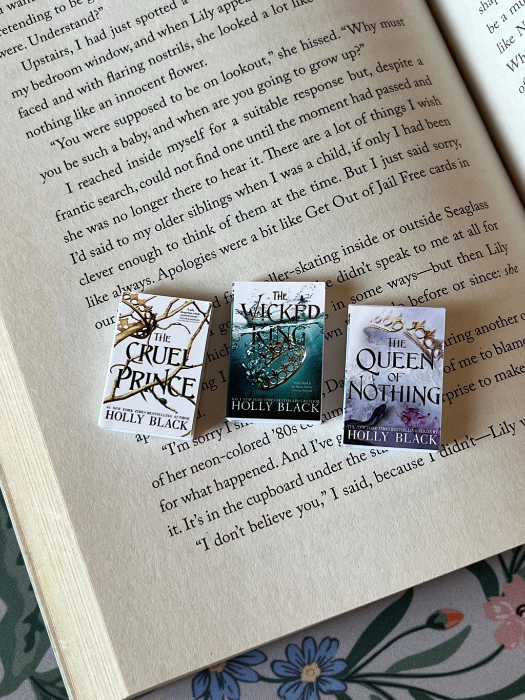 Mini Cruel Prince Books (set of 3 mini books)