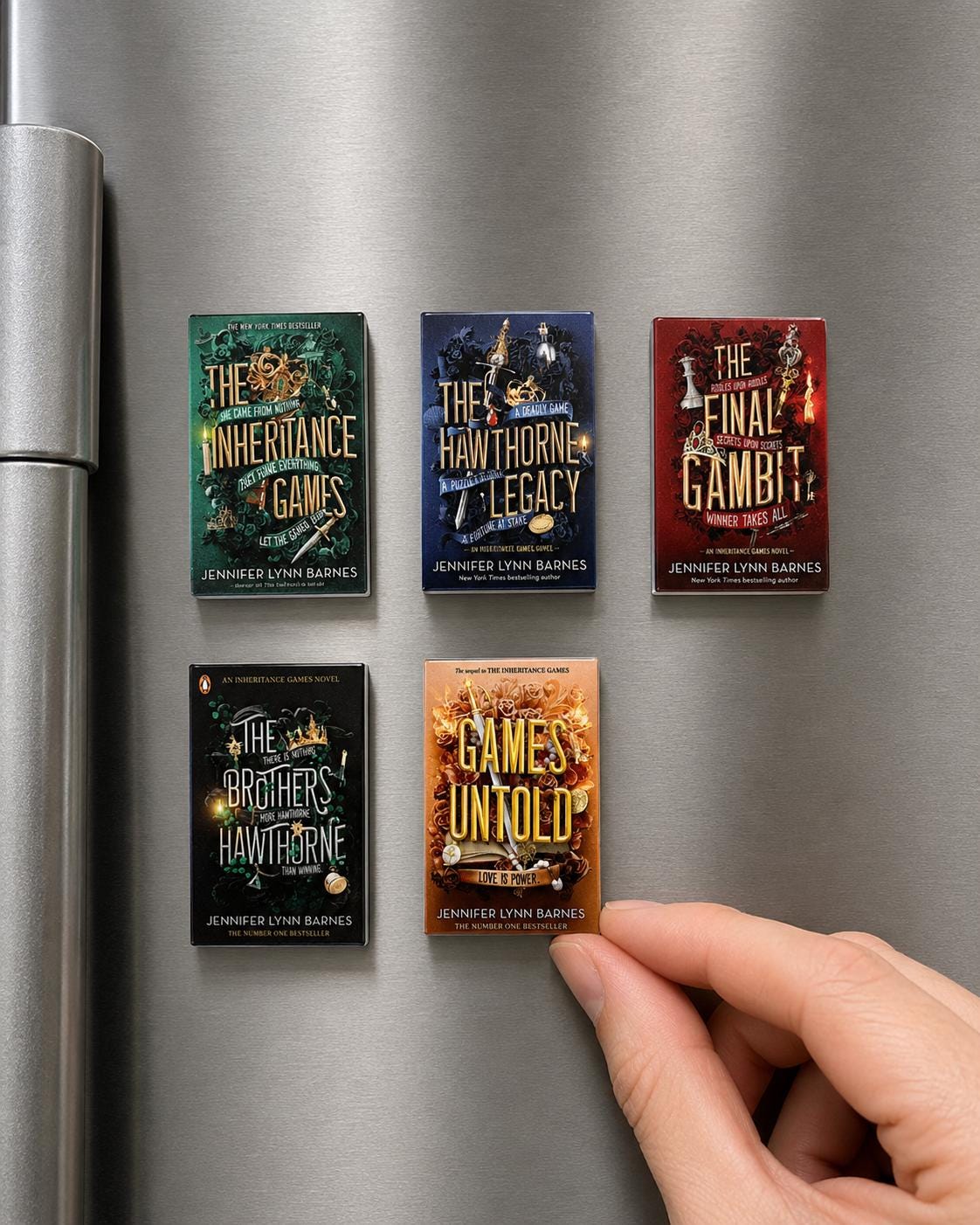 Mini Magnet Inheritance Games Books (set of 5 mini books)