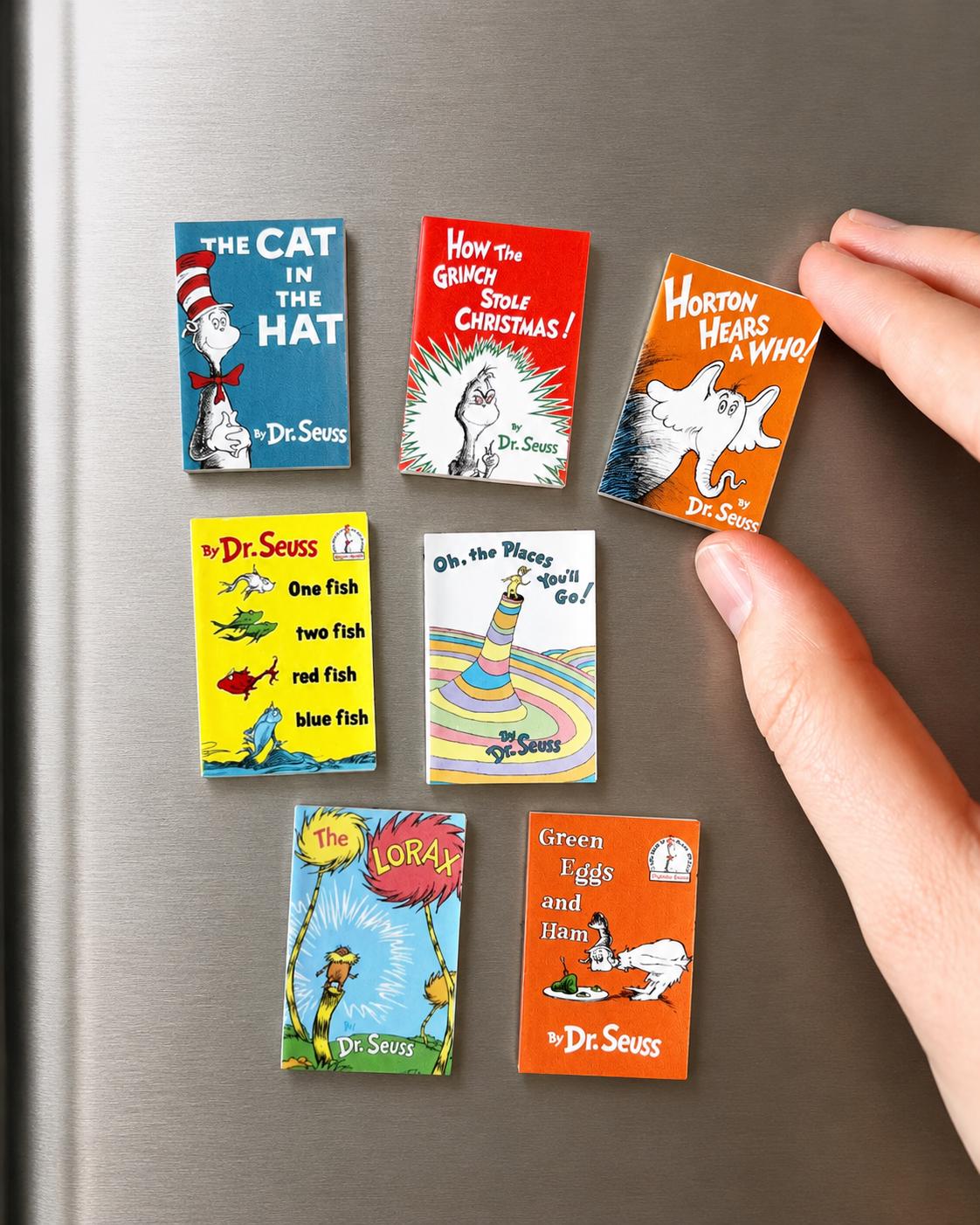 Mini Magnet Dr. Suess Books (set of 7 mini books)