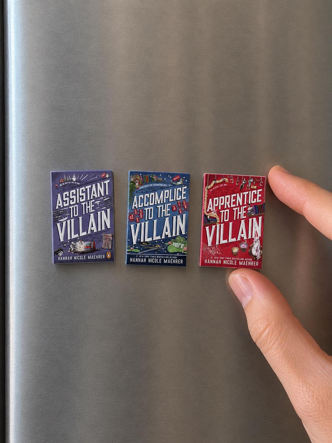 Mini Magnet Assistant to the Villain Books (set of 3 mini books)