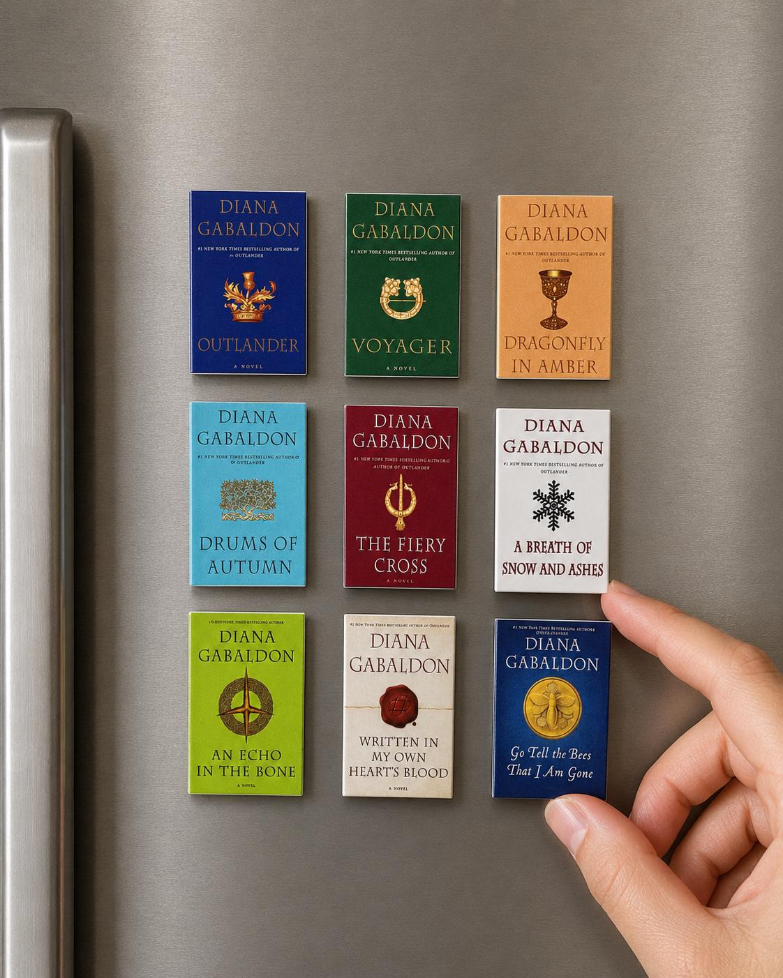 Mini Magnet The Outlander Books (set of 9 mini books)