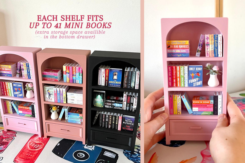 Deluxe MINI Bookshelf with Drawer