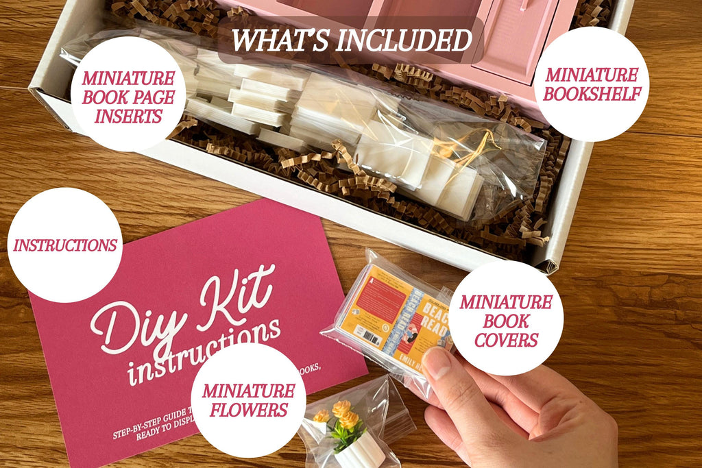 DIY Romance Mini Bookshelf Kit