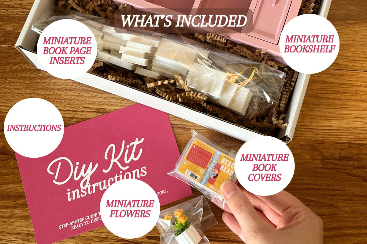 DIY Romance Mini Bookshelf Kit