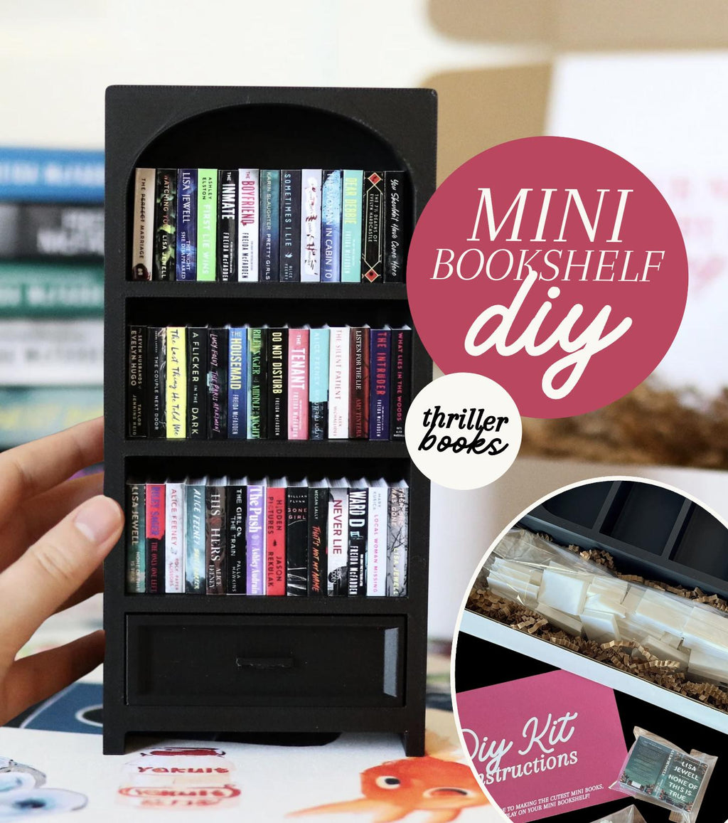 DIY Thriller Mini Bookshelf Kit