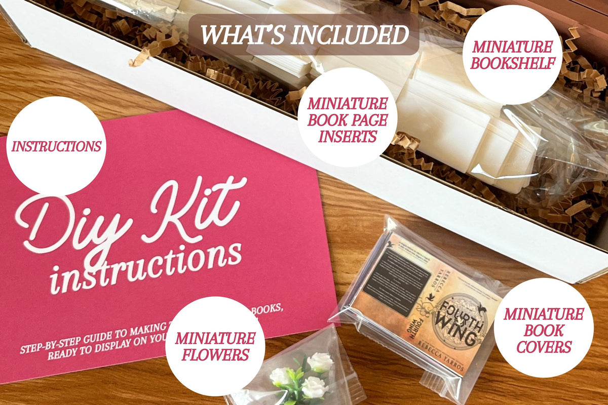 DIY Fantasy Mini Bookshelf Kit