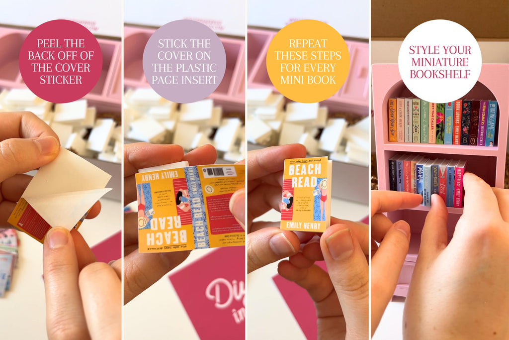 DIY Romance Mini Bookshelf Kit
