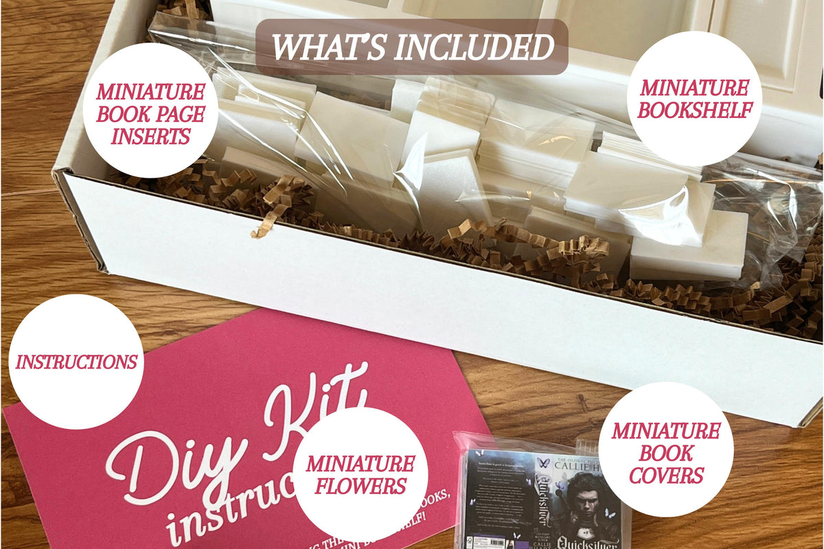 DIY Romantasy Mini Bookshelf Kit