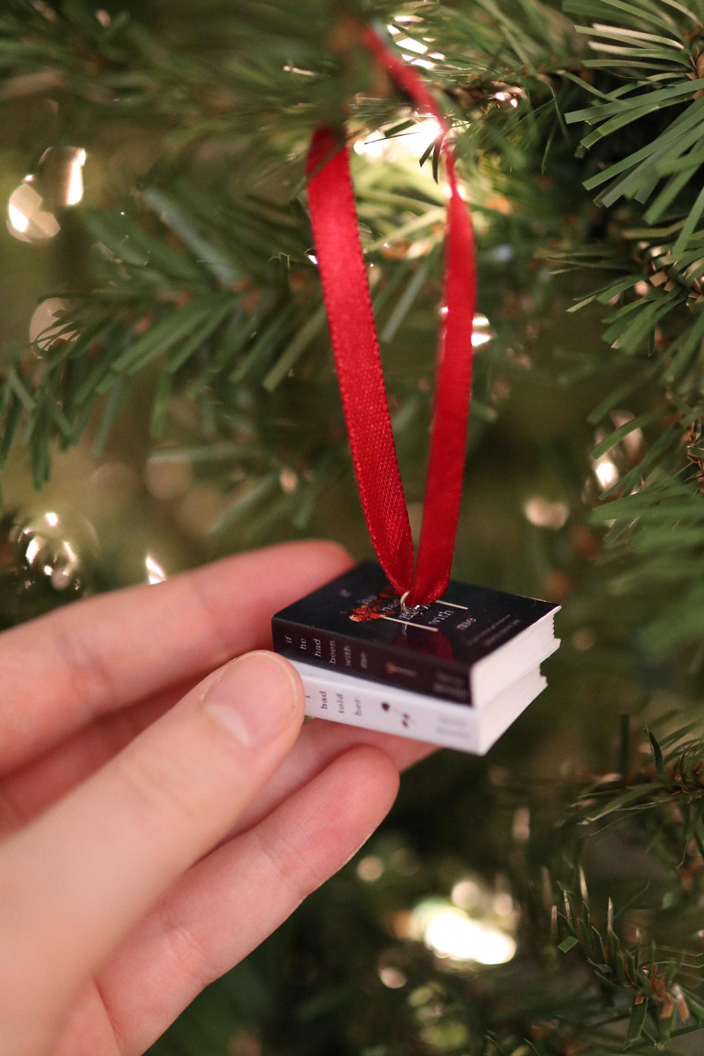If He Had Been with Me Mini Book Ornament