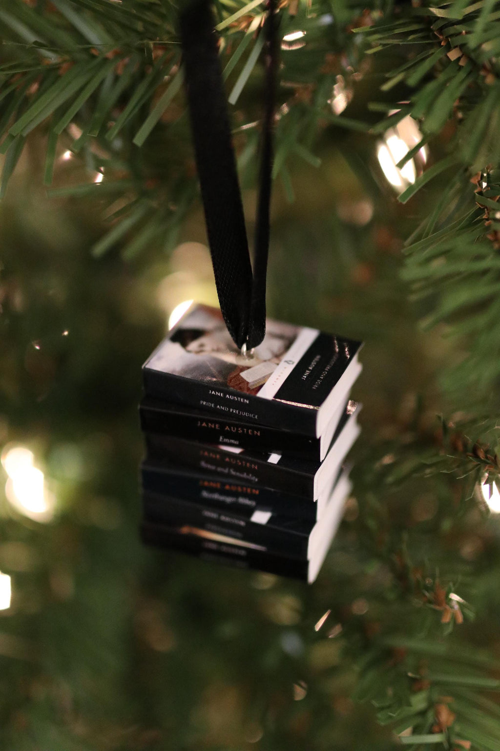 Jane Austen Mini Book Ornament