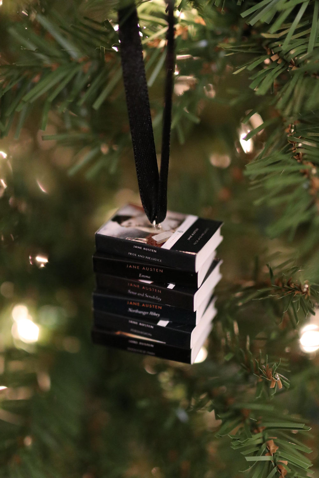 Jane Austen Mini Book Ornament