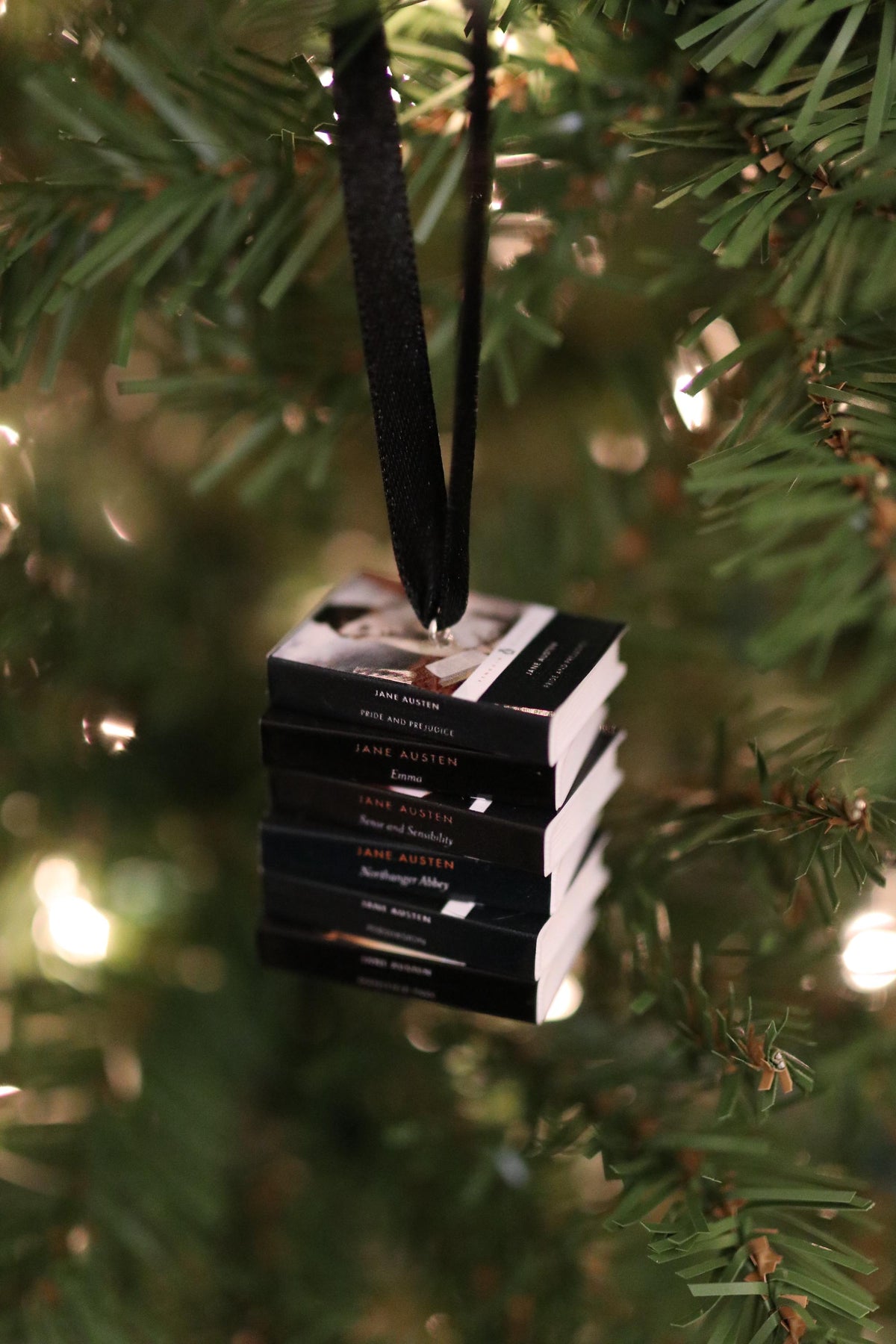 Jane Austen Mini Book Ornament