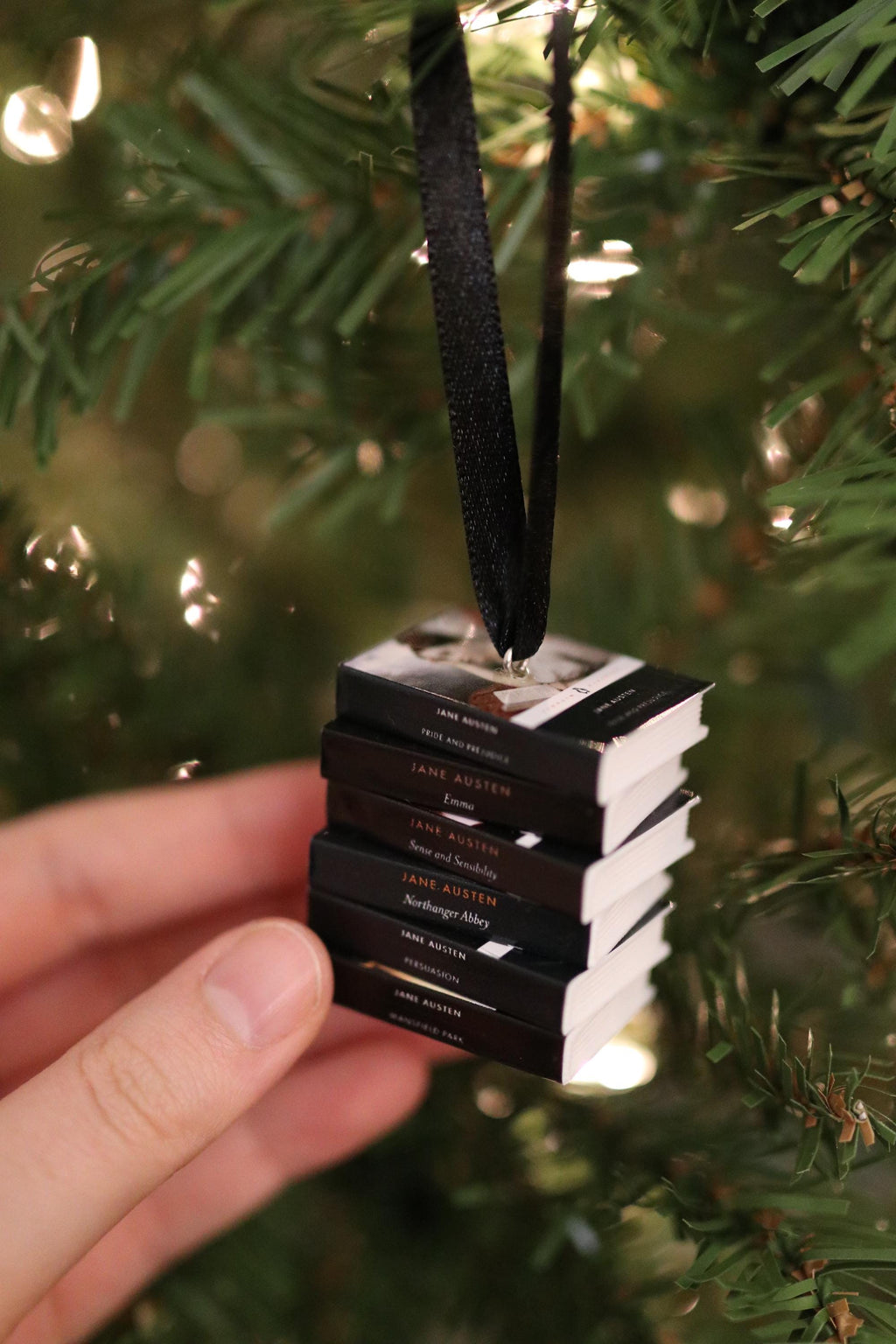 Jane Austen Mini Book Ornament