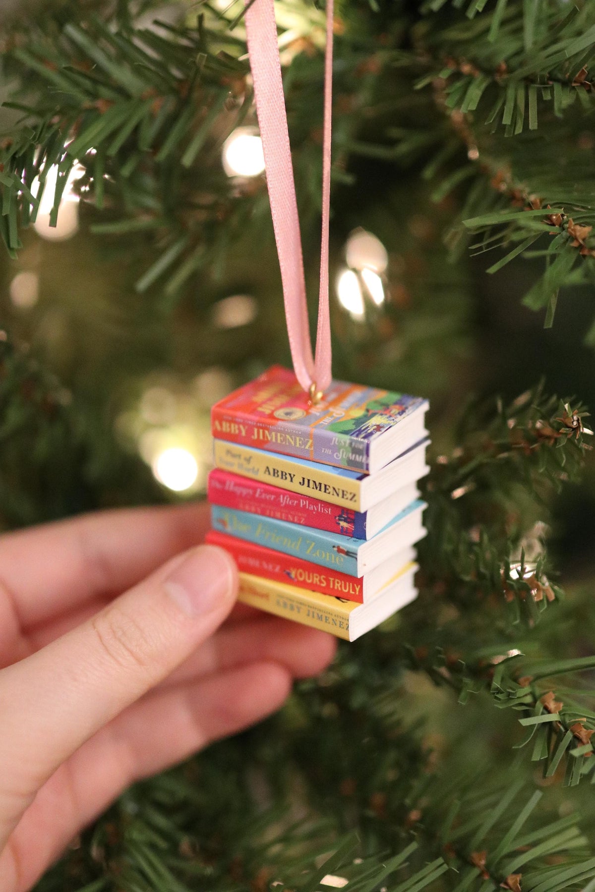 Abby Jimenez Mini Book Ornament