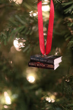 The Crimson Moth Mini Book Ornament