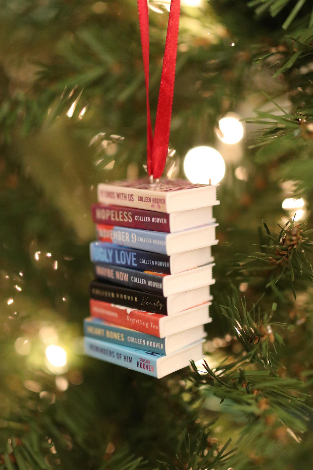 Colleen Hoover Mini Book Ornament