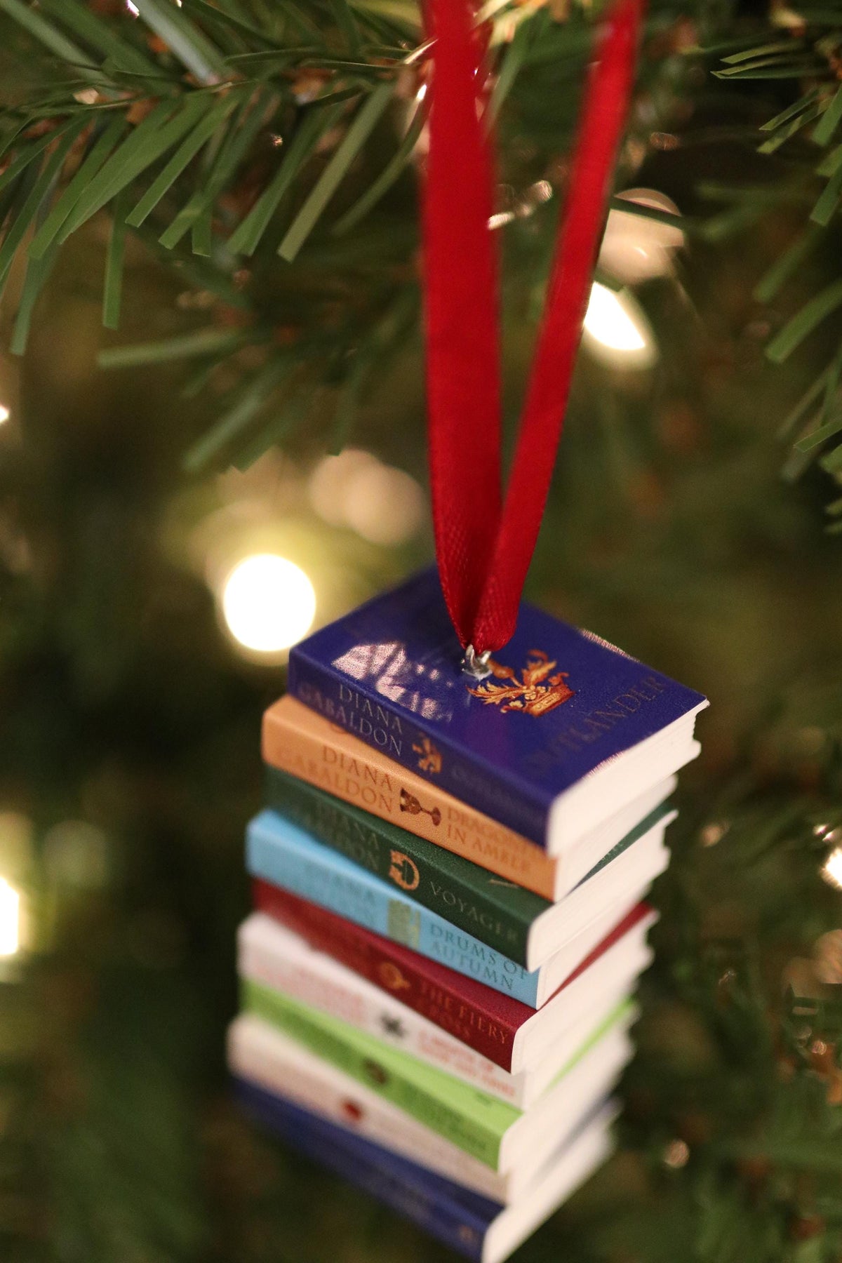 Outlander Mini Book Ornament