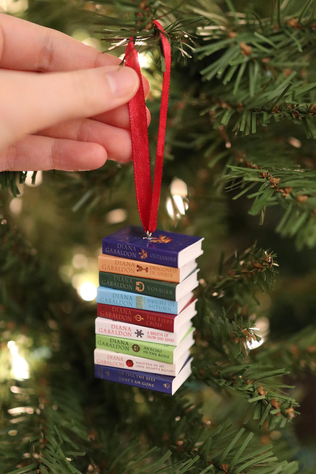 Outlander Mini Book Ornament
