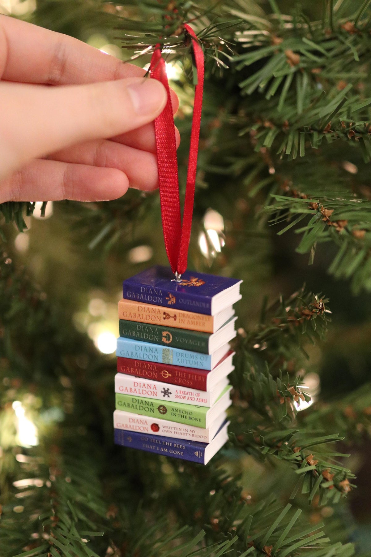 Outlander Mini Book Ornament