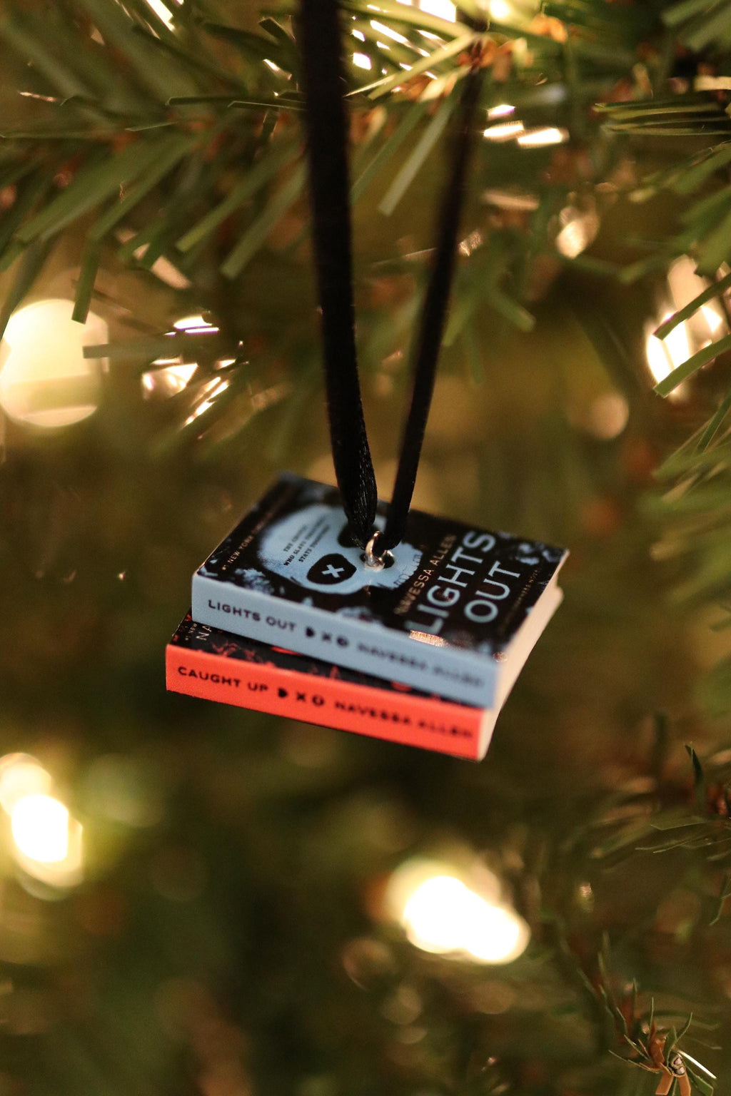 Lights Out Mini Book Ornament