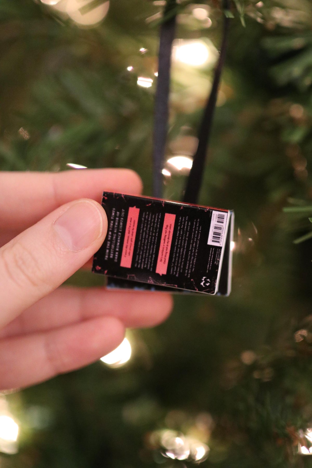 Lights Out Mini Book Ornament