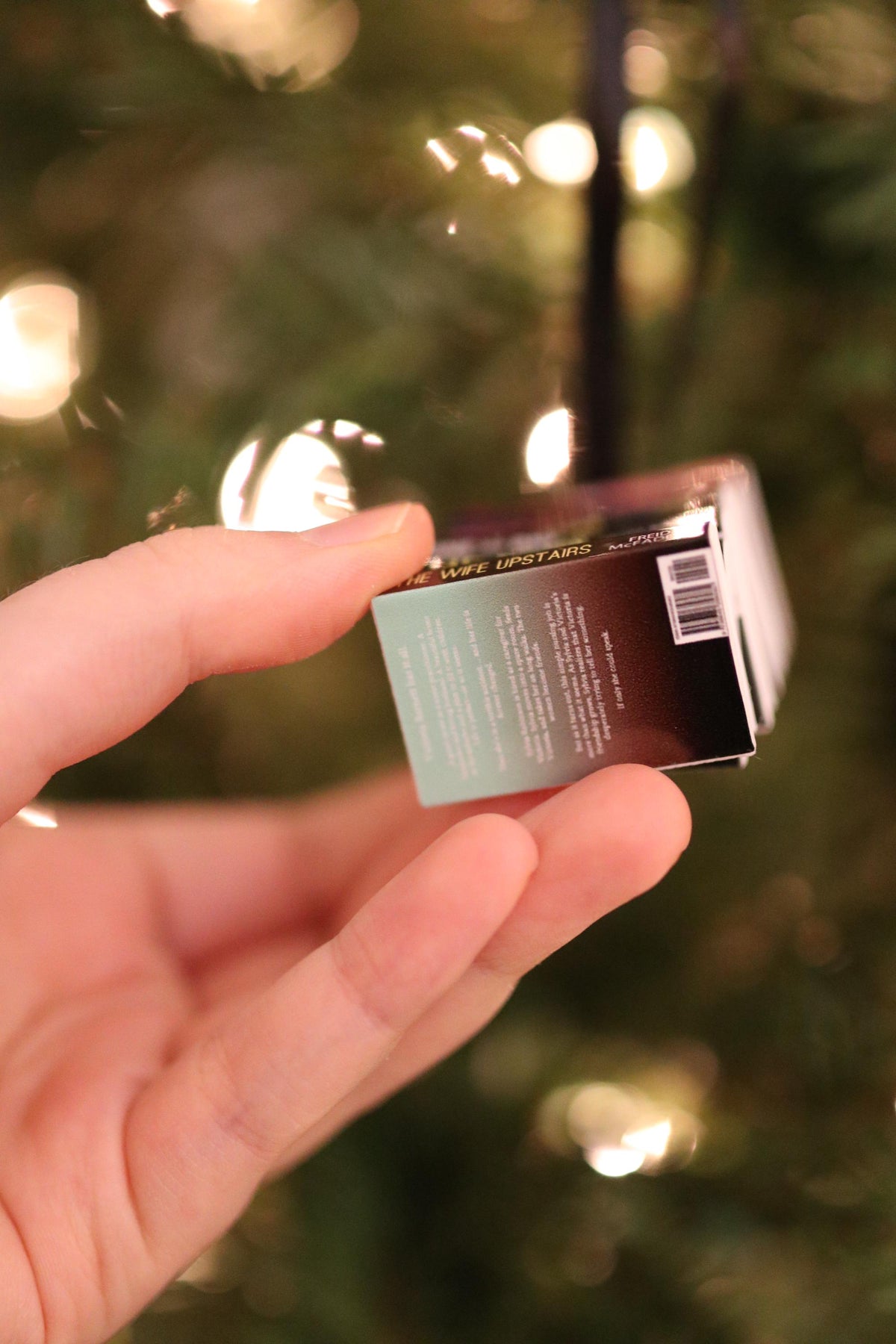 Freida McFadden Mini Book Ornament