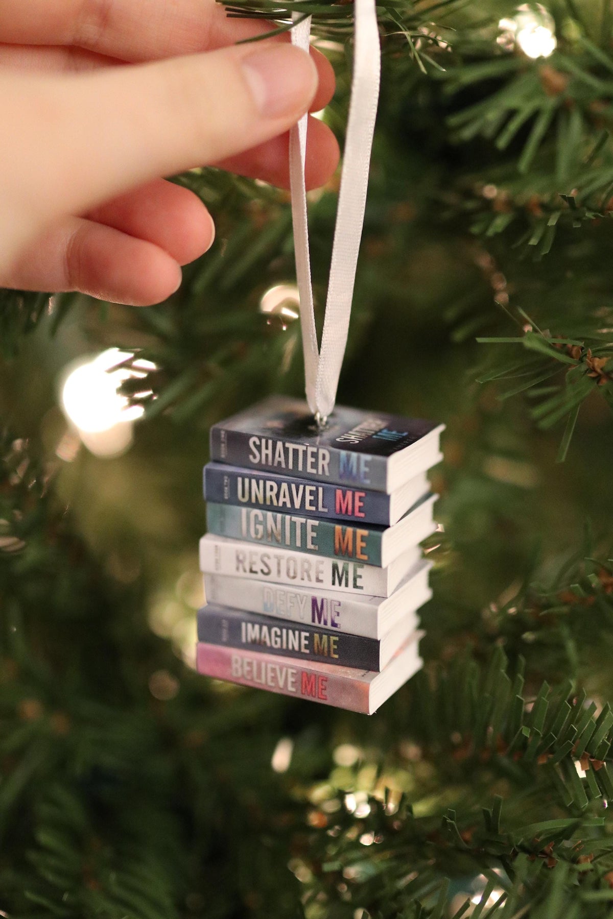 Shatter Me Mini Book Ornament