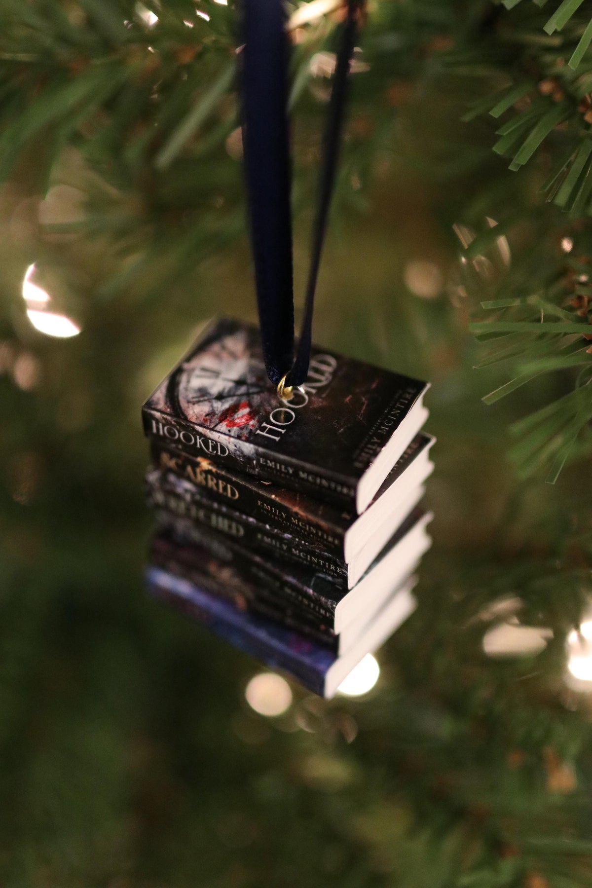 Never After Mini Book Ornament