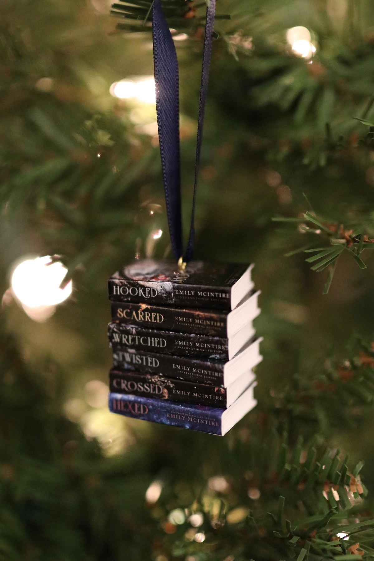 Never After Mini Book Ornament