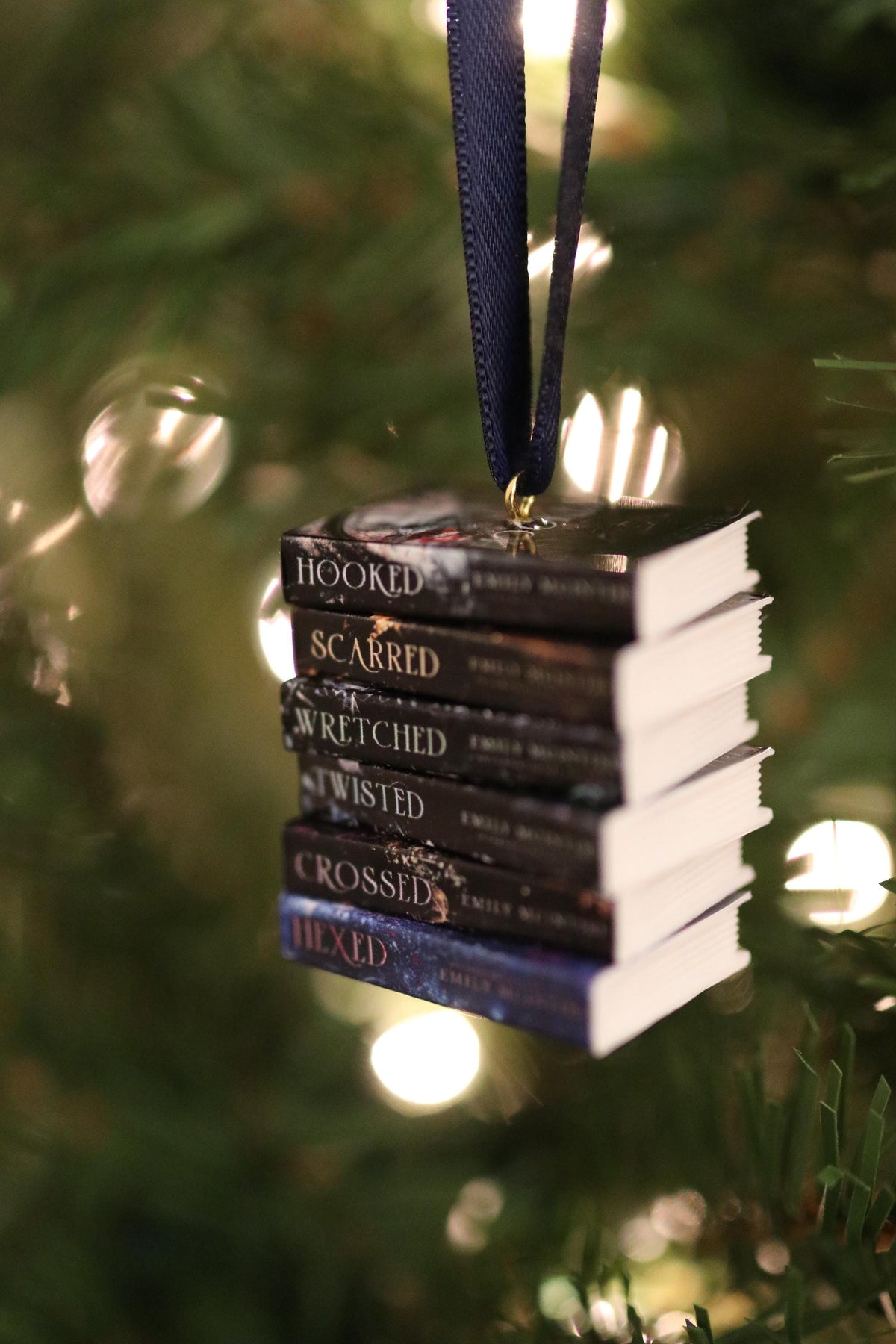Never After Mini Book Ornament